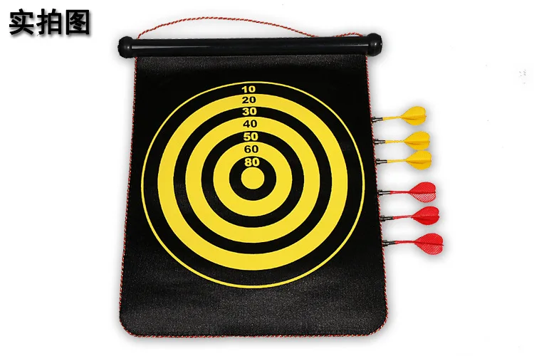 Ray Gal 17-Inch Magnetic Darts Set with 6 Target Dart Double-Sided Magnetic Darts Thick