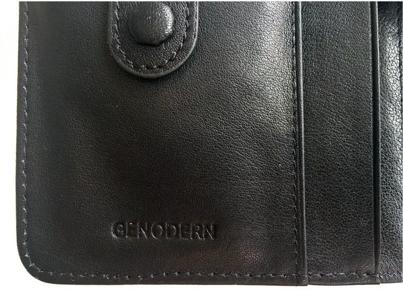 men's long wallet logo