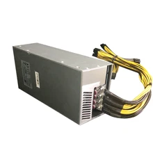Mineur de Bitcoin 2000w 2400W 80plus, alimentation électrique pour plate forme de minage eth