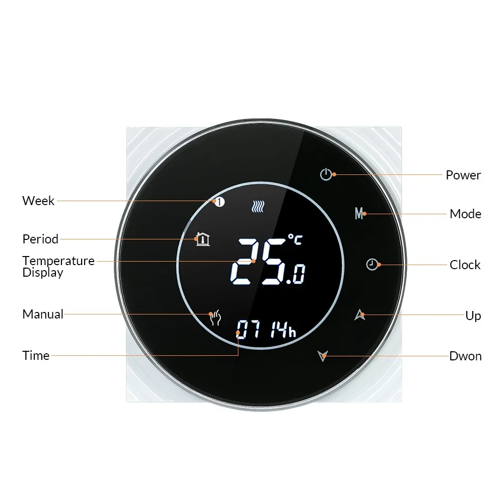 Digital Wifi Thermostat Google Home Wireless Smart Temperature Controller Gas Boiler Electric Floor Heating Room thermostaic