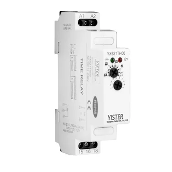 

YX521-12 Repeat Timer Relay Cycle Timer Delay Off Time Relay Electronic SPDT Repeat Mini Power Switch AC/DC12-240V 5A