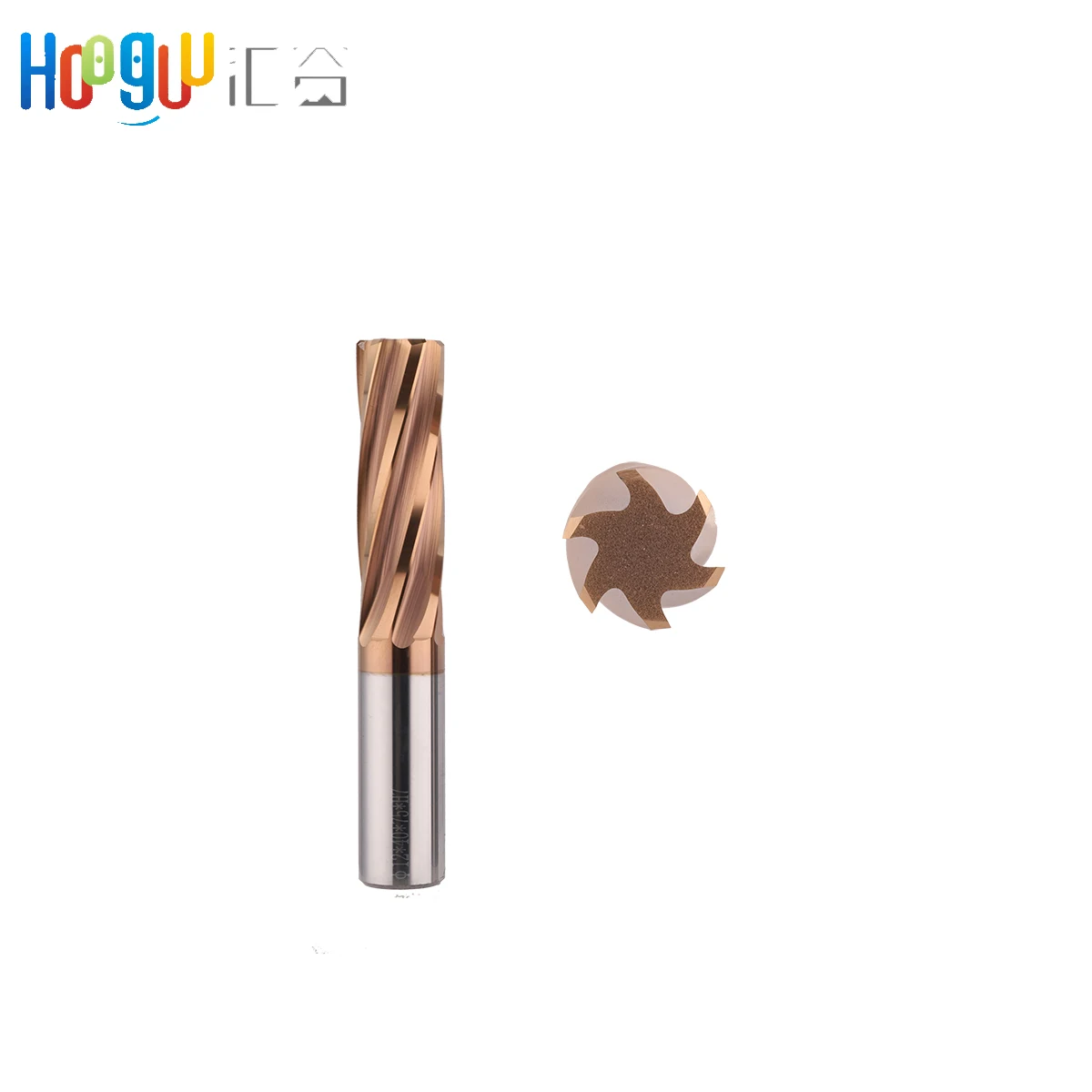 Reamer High Precision h7 HRC60 4 flute 50mm cemented carbide straight shank spiral tungsten steel Coating Bronze reamer
