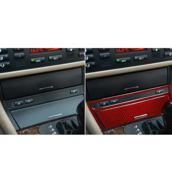 

2pcs Center console sticker Carbon Fiber Storage Gear For BMW Old 3 Series E46 Left-hand Set