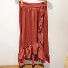 Новинка, Женская юбка миди с рюшами