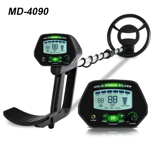 High Accuracy Professional MD-4090 Underground Metal Detector LCD Metal ...
