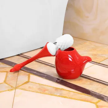 

Toilet Brush And Holder Bathroom Cleaning Exquisite Ceramic And Lastics Ceramic Swan Toilet Brush Ceramic And Lastics