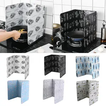 

43 1PC Kitchen Gadgets Oil Splatter Screens Aluminium Foil Plate Gas Stove Splash Proof Baffle Home Kitchen Cooking Tools