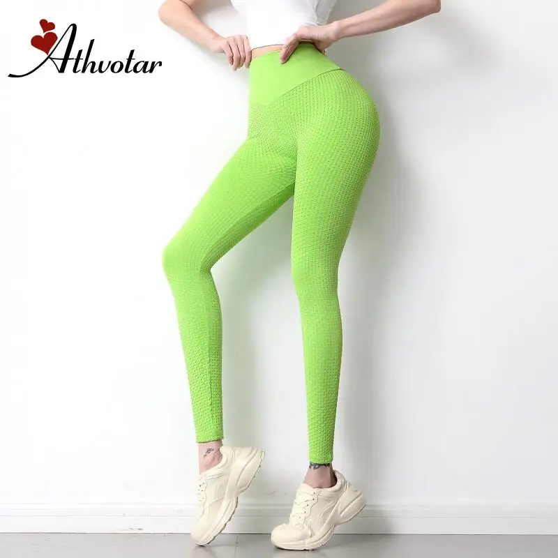 Mallas de gimnasia Jacquard con burbujas para mujer, ropa deportiva sin costuras, Leggings de entrenamiento de cintura alta, pantalones de de novedad de 2021 - AliExpress Deportes y entretenimiento