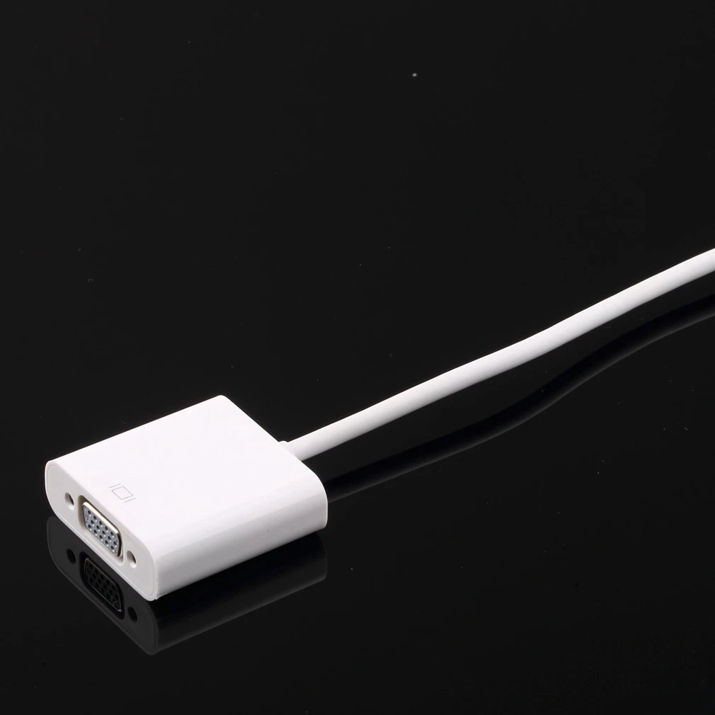 Мини 3-дюймовый DisplayPort DP To VGA Кабель-адаптер для ноутбука