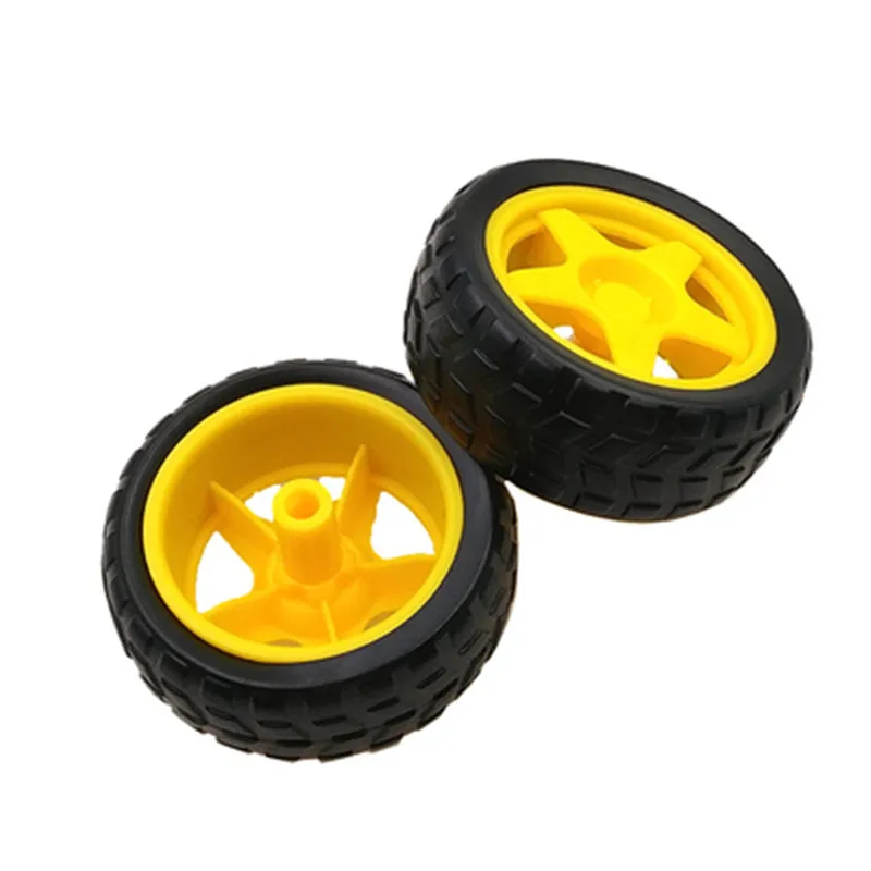 

Rubber Wheels/Robots/Tracking Tracking Cars Accessories Smart Cars Tires Chassis Wheels 40g