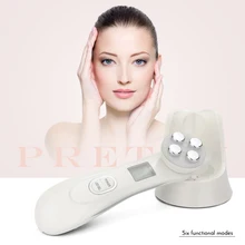 

Face Skin EMS Mesotherapy Electroporation RF Radio Frequency Facial LED Photon Skin Care Device Face Lift Tighten Beauty Machine