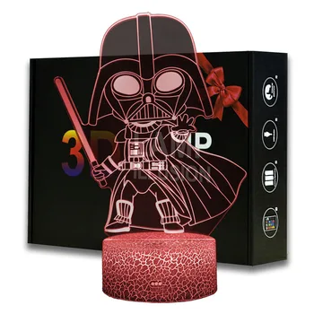 

3d Led Night Light Star Series Darth Vader Figure Desk Lamp for Kids Bedroom Decor Table Lamp Children Projection Light Starwars