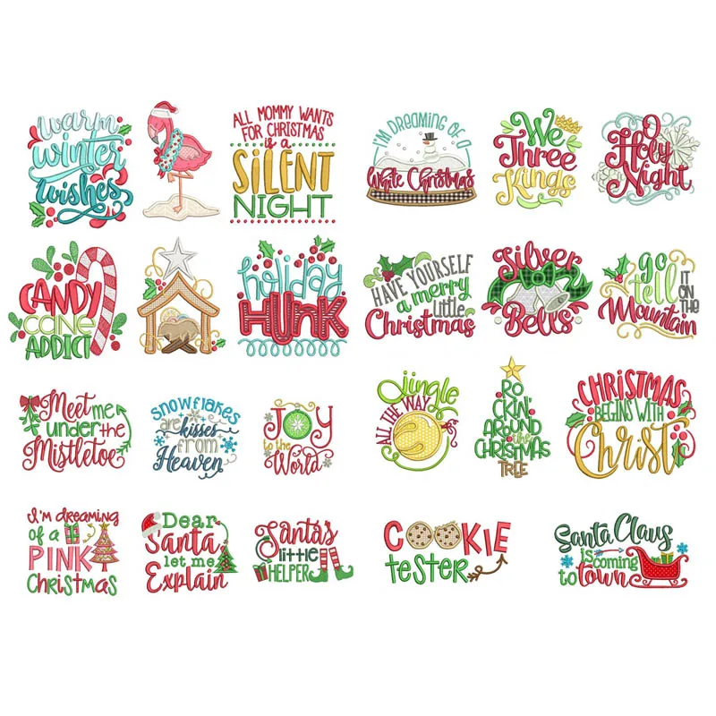 Christmas Pre-cut Sticker Book for Scrapbooking and Card Making