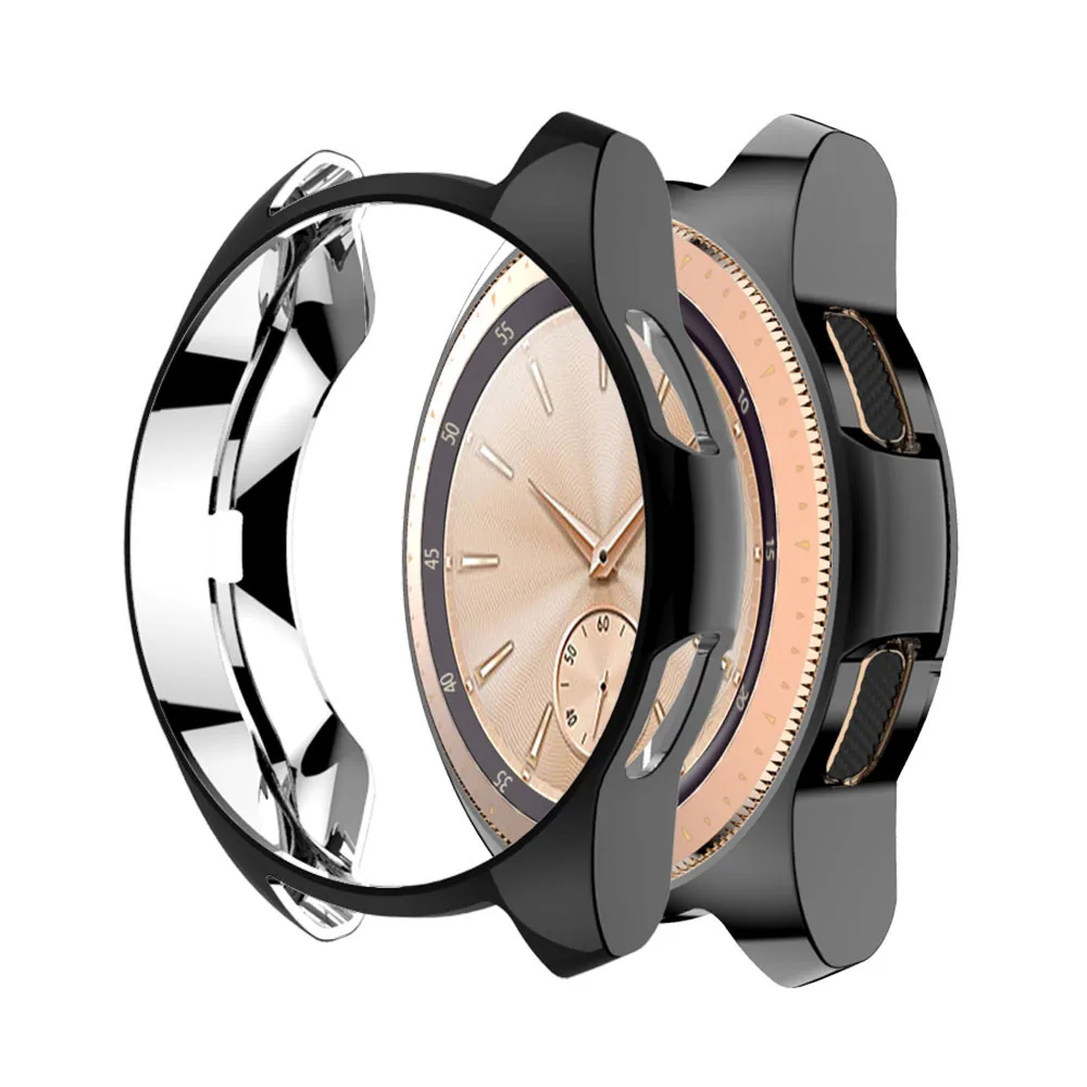 Protective Case Cover For Samsung Galaxy Watch 42mm Ultra-thin TPU Plating Protective smart watch Case Cover