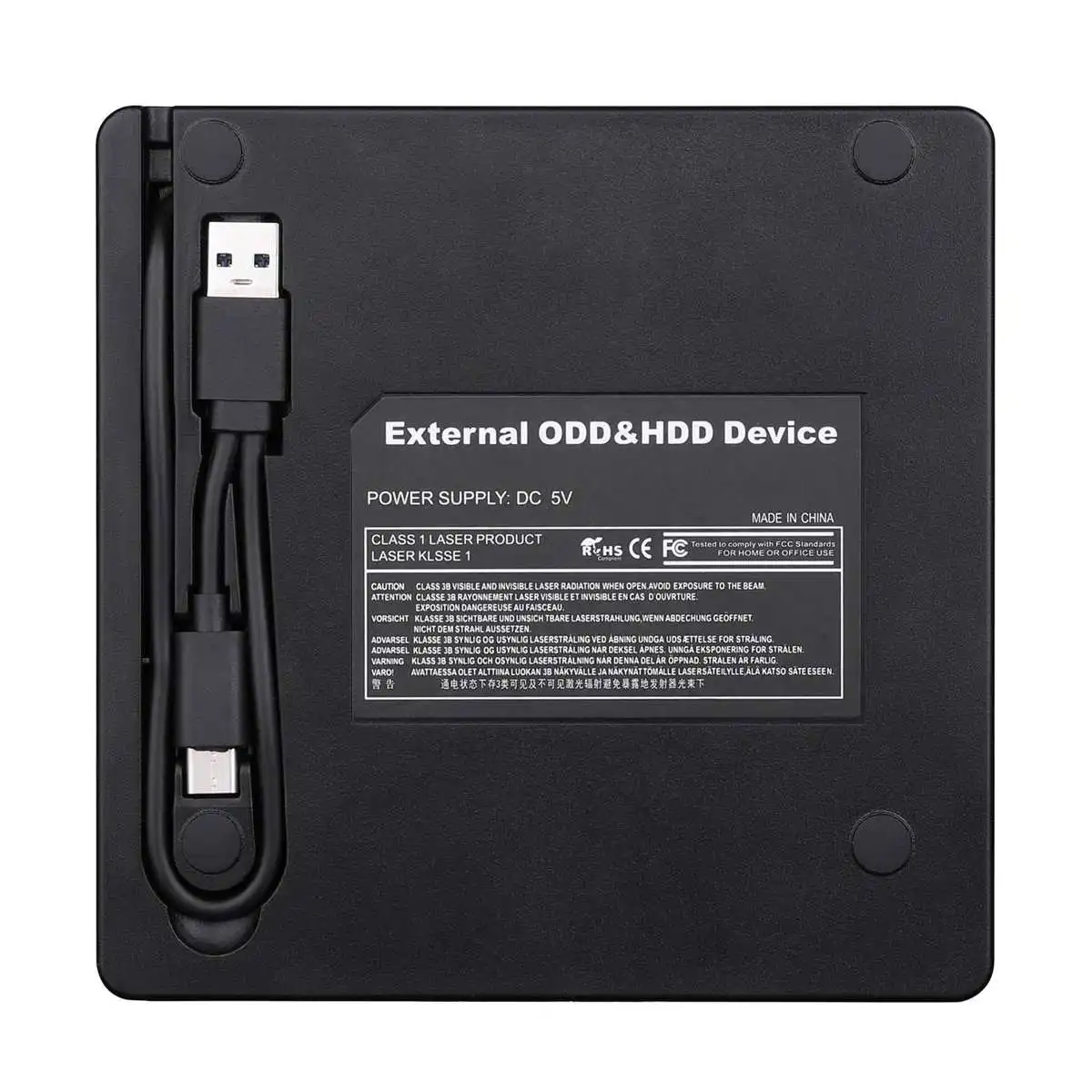 Внешний DVD привод Оптический привод USB 3,0 тип-c два в одном ПЗУ плеер CD-RW записывающее устройство для ноутбука Windows PC
