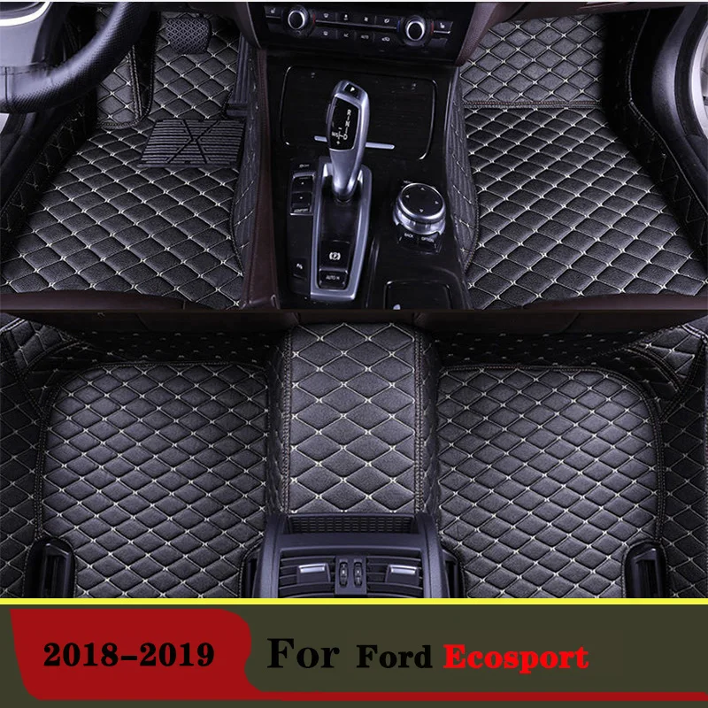 Автомобильные коврики для Ford Ecosport 2019 2018 автомобильные кожаные аксессуары