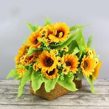 

Bundle of Artificial Sunflower Small Bundle of Sunflower Sunflower Silk Flower Artificial Flower Artificial Flower