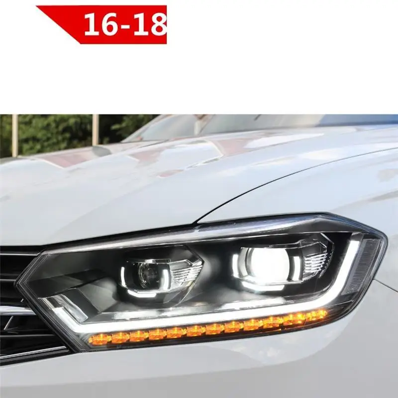 Neblineros Drl автомобилей Assessoires Luces Led Para авто лампы фары автомобиля фары в сборе 16 17 18 для Volkswagen C-TREK