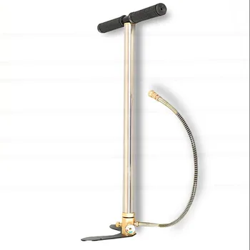 

300bar 30mpa 4500psi 3 Stage PCP Mini Hand Operated Air Pump For Car/motorcycle/bicycle Inflator , Mini High Pressure Compressor