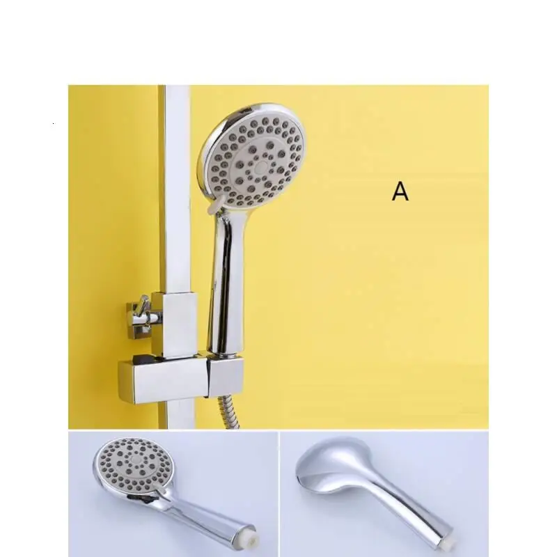 Duschset Conjunto De handdouche Douchette Choveiro Ducha Chuveiro Columna Preto Do Banheiro Chuveiro Eletrico Ducha Ванная комната душа