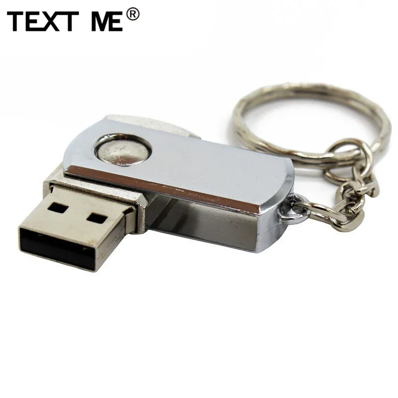 TEXT ME реальная емкость металлическая модель usb2.0 4 ГБ 8 ГБ 16 ГБ 32 ГБ флеш-накопитель USB флеш-накопитель 64 Гб креативная флешка