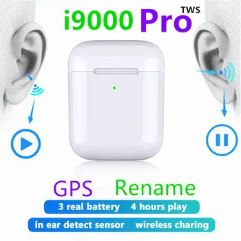 

Support wireless charging i9000 Pro tws 1:1 in-ear Sensor Wireless Bluetooth Mini Stereo elari Earphone Earbuds