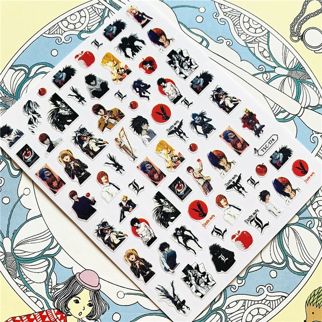 TSC-212 TSC-213 Cartoon anime character 3D Back glue Nail Art Stickers Decals Sliders Nail ornament decoration TSC-174 N
