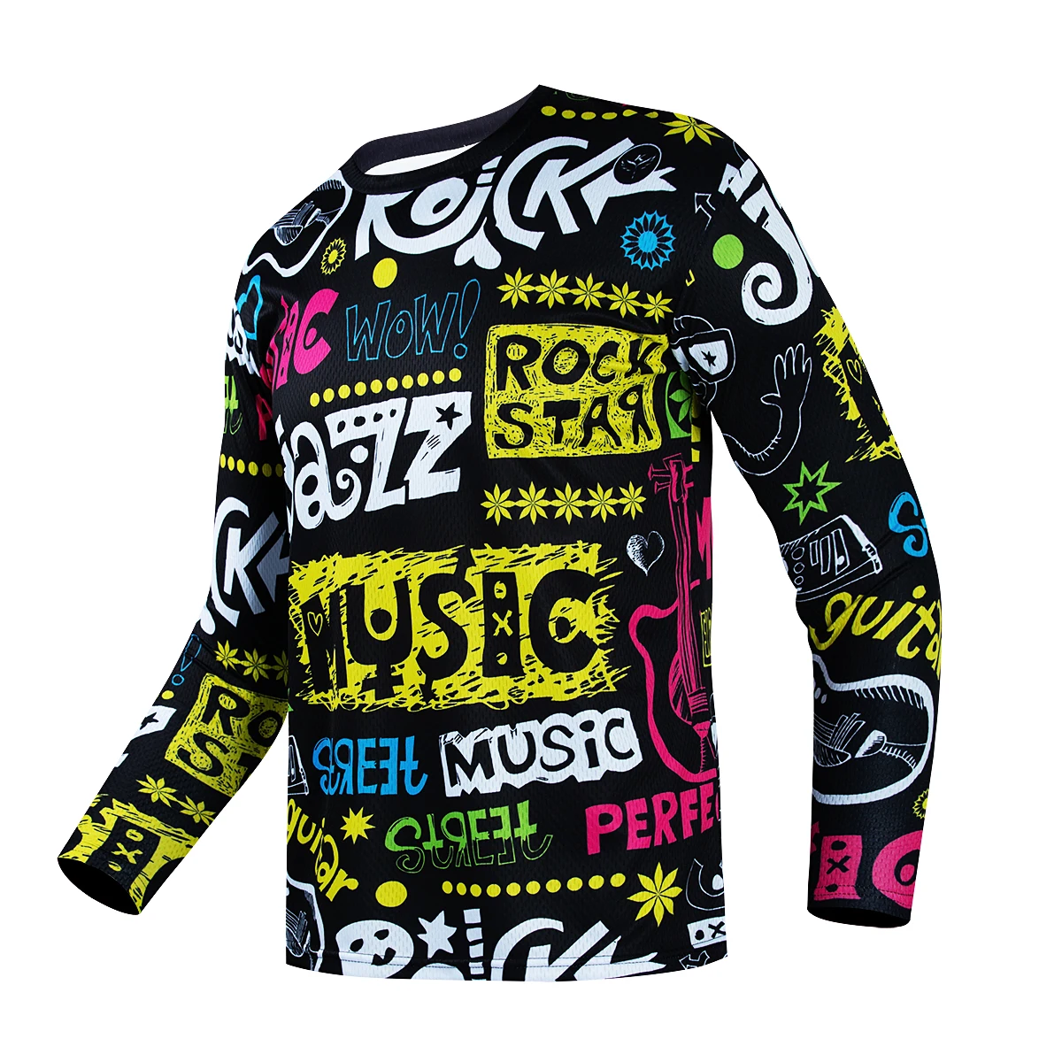 

KEYIYUAN Men Long Sleeve Cycling T-shirt Offroad Mountain Bike Downhill Clothes MTB Shirt Motocross Cycle Wear Maillot Hombre