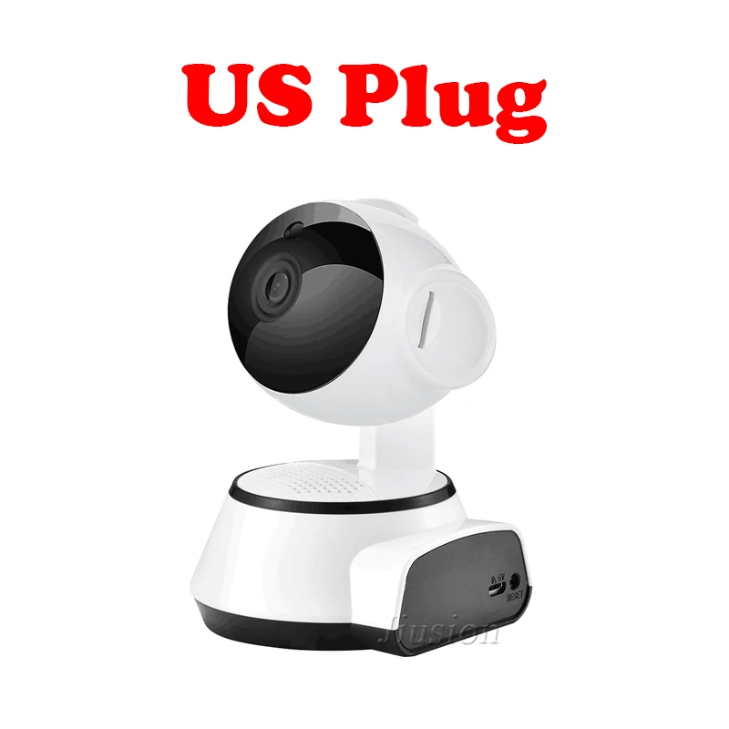 Wi-Fi IP CCTV мини-камера для домашнего наблюдения, ночное видение, пульт дистанционного управления, секретная видеокамера, безопасность, няня, микро камера, поддержка скрытой карты TF - Цвет: US Plug