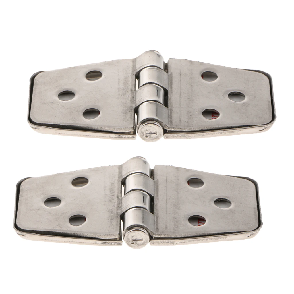 MagiDeal 2x Stainless Steel Door Hinge with Cover for Boat Yacht 1.5