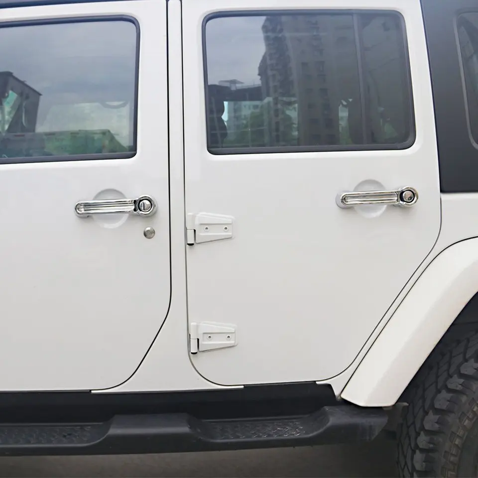 1 шт. ABS Пластик хромирование автомобильные дверные ручки крышки для JEEP Wrangler JK Liberty Dodge 2007 2008 2009 2010 2011 2012