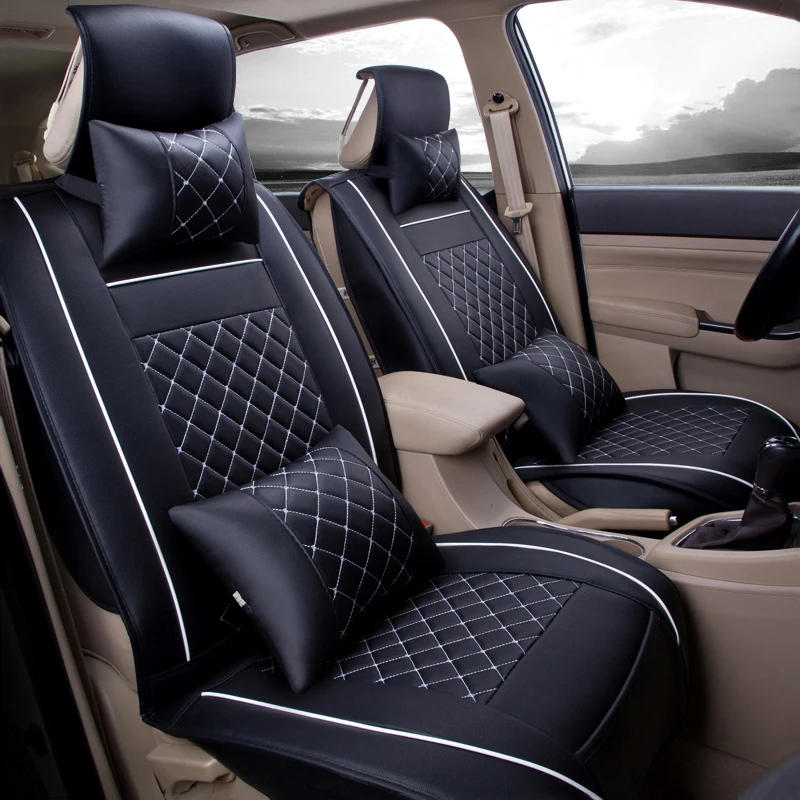 WLMWL Leather Car seat covers for Volvo all models s60 s80 c30 s40 v40 v60 xc60 xc90 xc70 auto Cushion styling car | Автомобили и