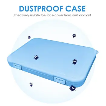 

Face Cover Storage Box Dust-proof Portable Case