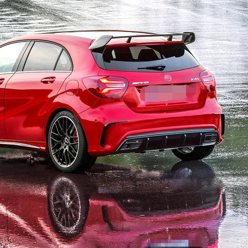 Для Mercedes Benz A класс W176 A160 A180 A200 A250 A45 AMG хэтчбек 5 дверей 2013- ABS Пластик задний спойлер крыло, крышка багажника