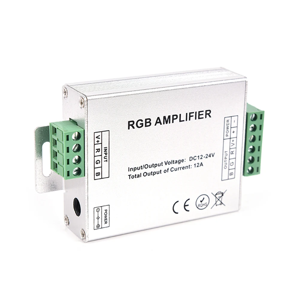 DC12 - 24V 24A Output RGB LED S p Power Repeater Console Controller LED RGB Amplifier