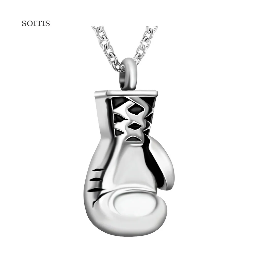 SOITIS высокое качество нержавеющая сталь мужское ожерелье боксерская перчатка в