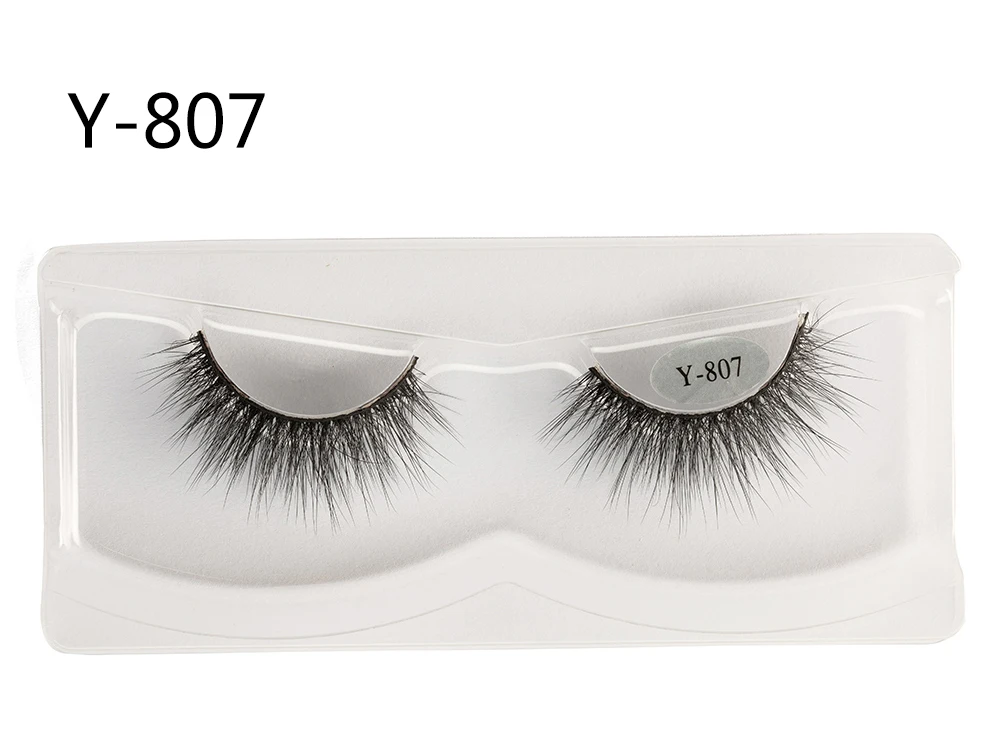 Yelix New Fashion Human False Eyelashes Strip 30 Pairs 3D-8D Mink Fur Lashes Make up Natural Fake Wispy Eyelash Beauty Tools