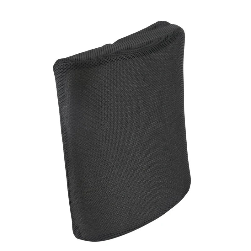 LBER Memory Foam Seat Chair Lumbar Back Support Cushion Pillow For Office Home Car black