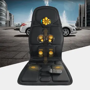 

Professional Full Body Massage Cushion Lumbar Heat Vibration Neck Back Massage Cushion Seat Car Household Office
