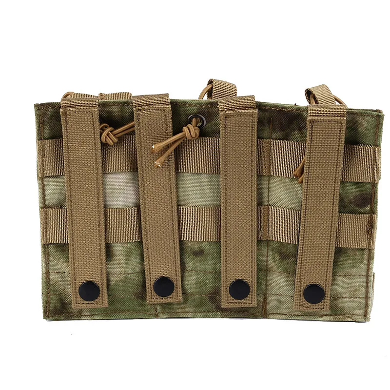Страйкбол снаряжение Molle штурмовой боевой мешок жилет быстрая упаковка картриджи Перевозчик патронов держатель Тактический Магнитный тройной AK M4 подсумок