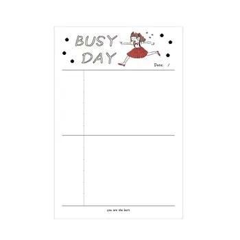 

50 Sheets Cute Rabbit Bear Memo Pad Kawaii Stationery Papeleria Sticky School Notes Supply Portable Times Notepad Office N B0O7