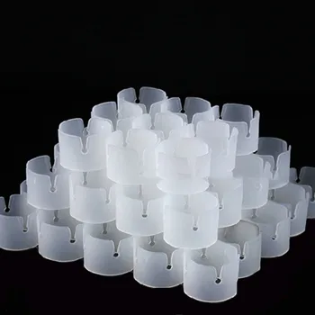 

50pcs Balloon arch ring buckle white balloon clip wedding decor bracket Plastic Bracket Arch Balloon Connector Clip Ring Buckle