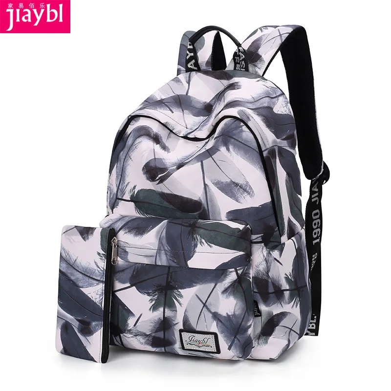 

Jia yi Baile New Style Junior High School STUDENT'S Schoolbag in Students Backpack Women's Korean-style Casual Fashion Backpack