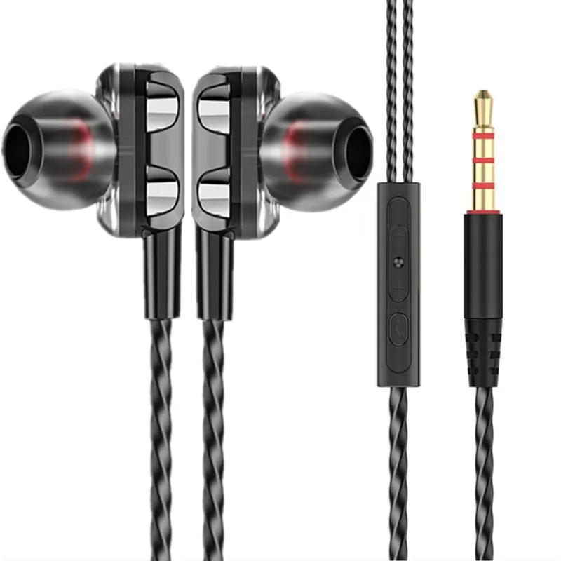 Спортивные наушники Bass градиент проводные вкладыши телефоны головные с