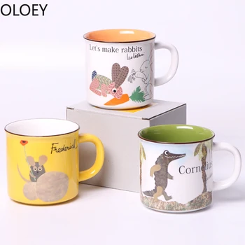 

Handmade Cute Coffee Mug Ceramic Japanese Cartoon Luxury Coffee Mug Anime Creative Ceramic Coffee Mug Tea Milk Cup Drinkware Hot