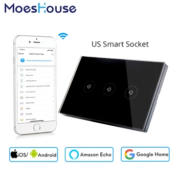 

Wifi Smart Switch 2/3 Way Multi-control Association APP Remote Control Works with Amazon Alexa Google Home for Smart Life