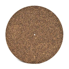 Soft Mat Anti Static Flat Cork Rubber Home Revolving Disc Vinyl Turntable Ultra Thin Reduce Shock LP Player Record Pad Round