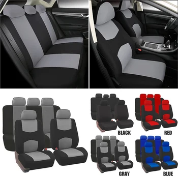 

Vehemo Front Seat Back Seat Non-Slip Cover Fashion Dustproof Auto Anti-Scratches Rear Seat Cushion Cover