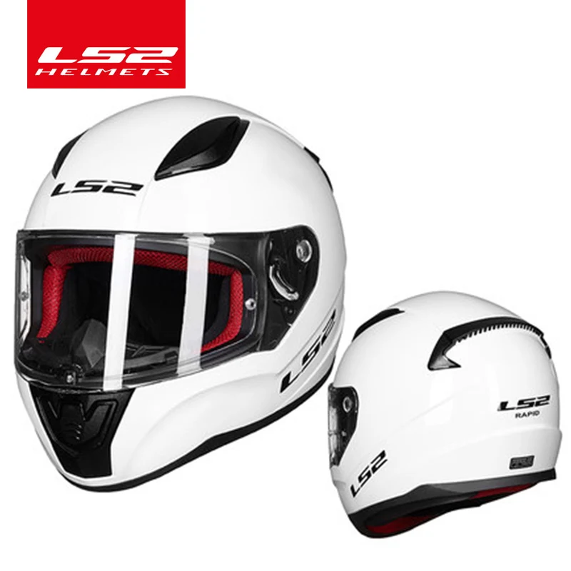LS2 Быстрый анфас мото rcycle шлем мото шлем LS2 ff353 capacete уличные гоночные шлемы одобрено ECE - Цвет: 11