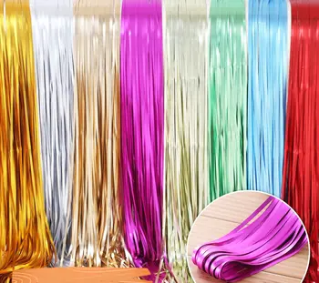 

Matte Series Fringe Curtain Baby Holiday Birthday Party Decoration Bride Wedding Photography Backdrop Photo Props 2 Pack